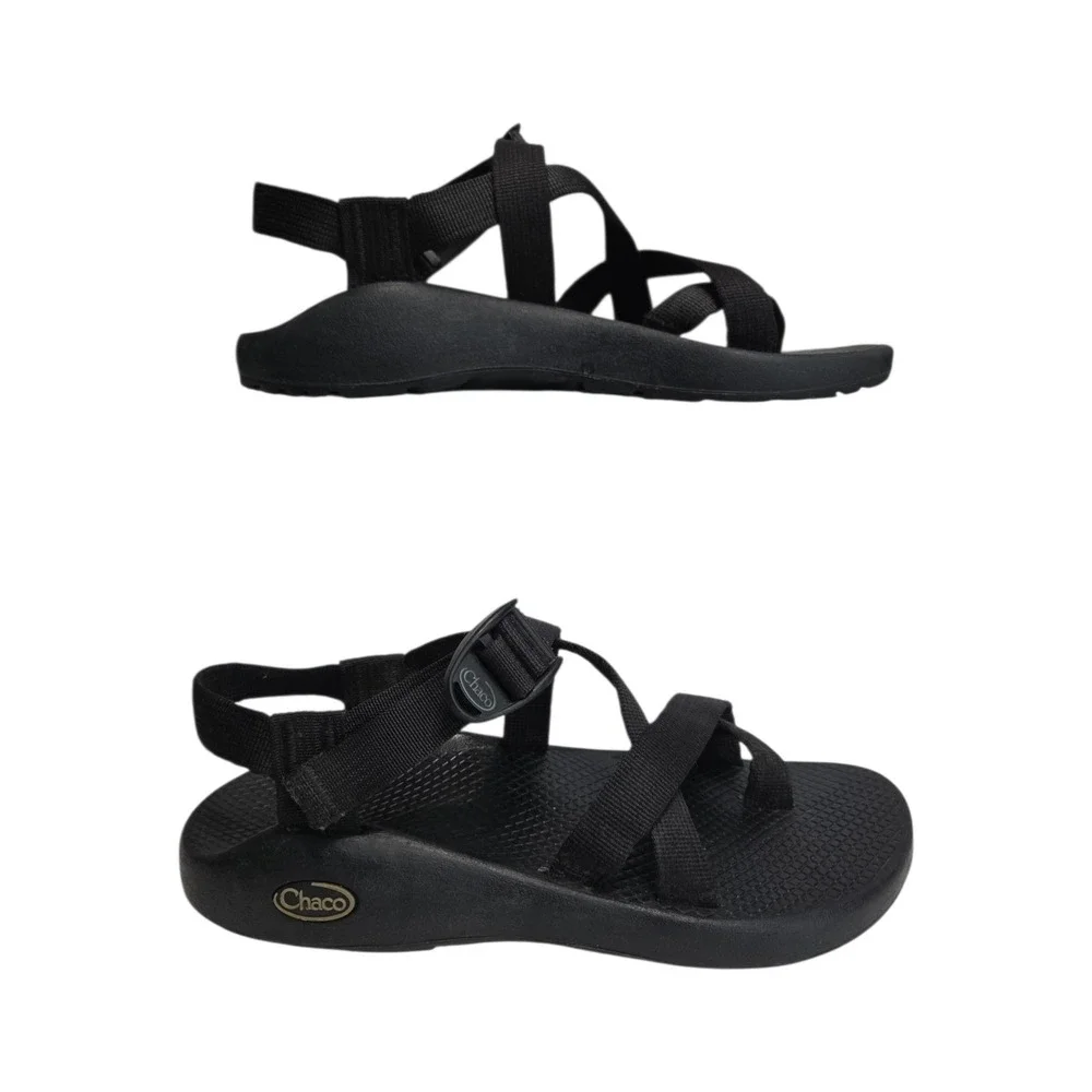 Chaco Z Cloud 2 Womens Sandals‎ Black Strappy Toe Loop Sport Hiking Shoes W8